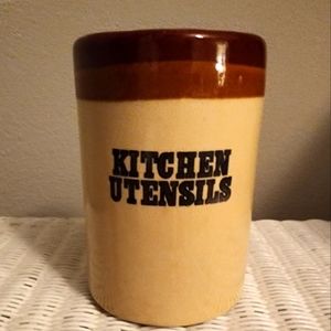 Vintage CeramicPrice Products "Kitchen Utensils" Canister